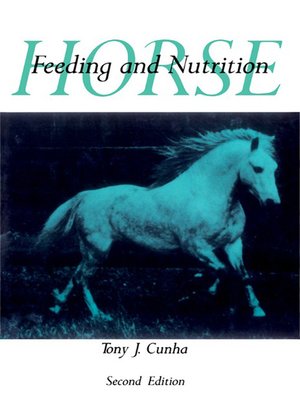 cover image of Horse Feeding and Nutrition